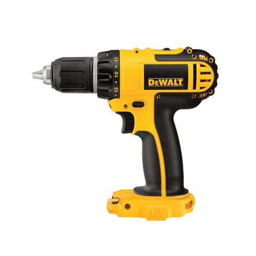 DEWALT Compact Cordless Drill/Driver — Tool Only, 18V, 1/2in., Model# DCD760B
